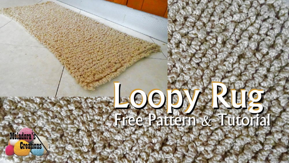 Loopy Rug | AllFreeCrochet.com