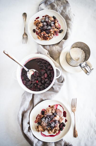 Kaiserschmarrn with Roasted Berries