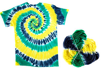 How to Tie-dye a Swirl (Spiral Technique)