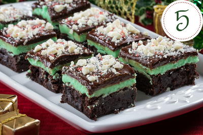 Decadent Peppermint Brownies