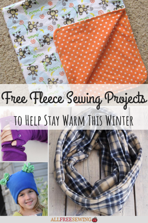 Fleefer Pattern 35 Free Fleece Projects to Help Stay Warm This Winter | AllFreeSewing.com