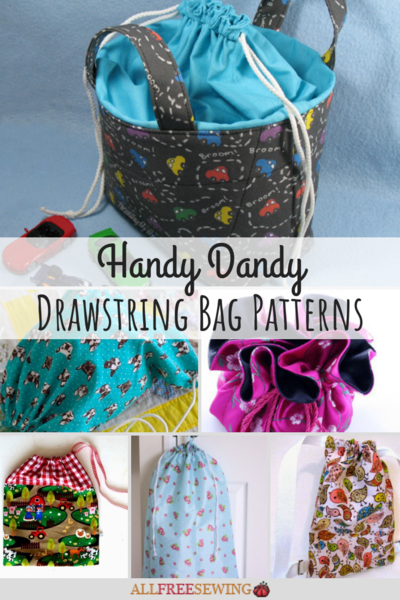 DIY Easy Drawstring Bag How to Sew(2020) + sew very easy + how to sew a  drawstring bag in minutes 