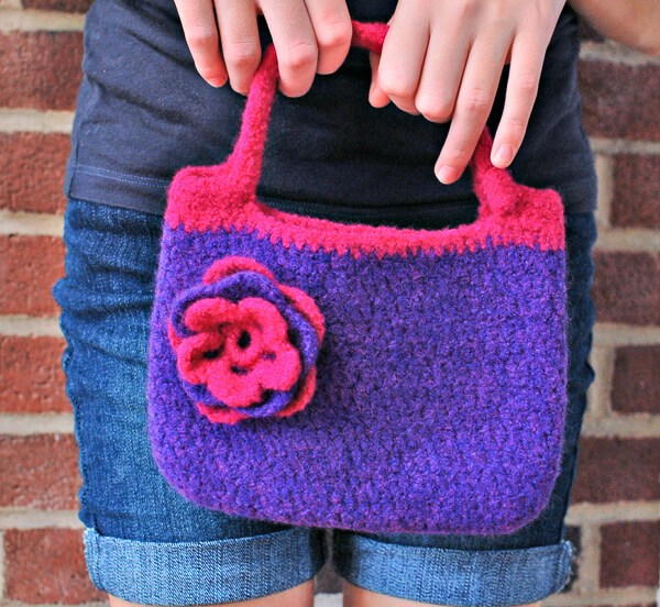 Pretty Little Felted Purse