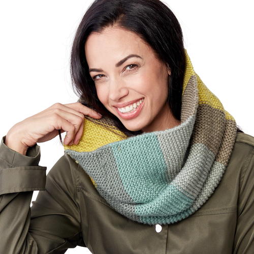 Easy Garter Stitch Cowl