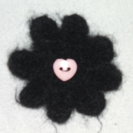 Felted Flower Magnet