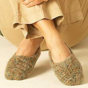 Fabulous Felted Crochet Slippers