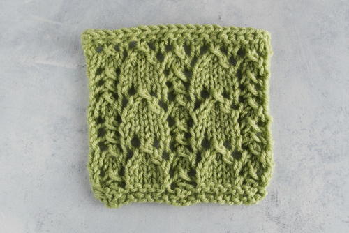 How to Knit the Snowdrop Lace Stitch