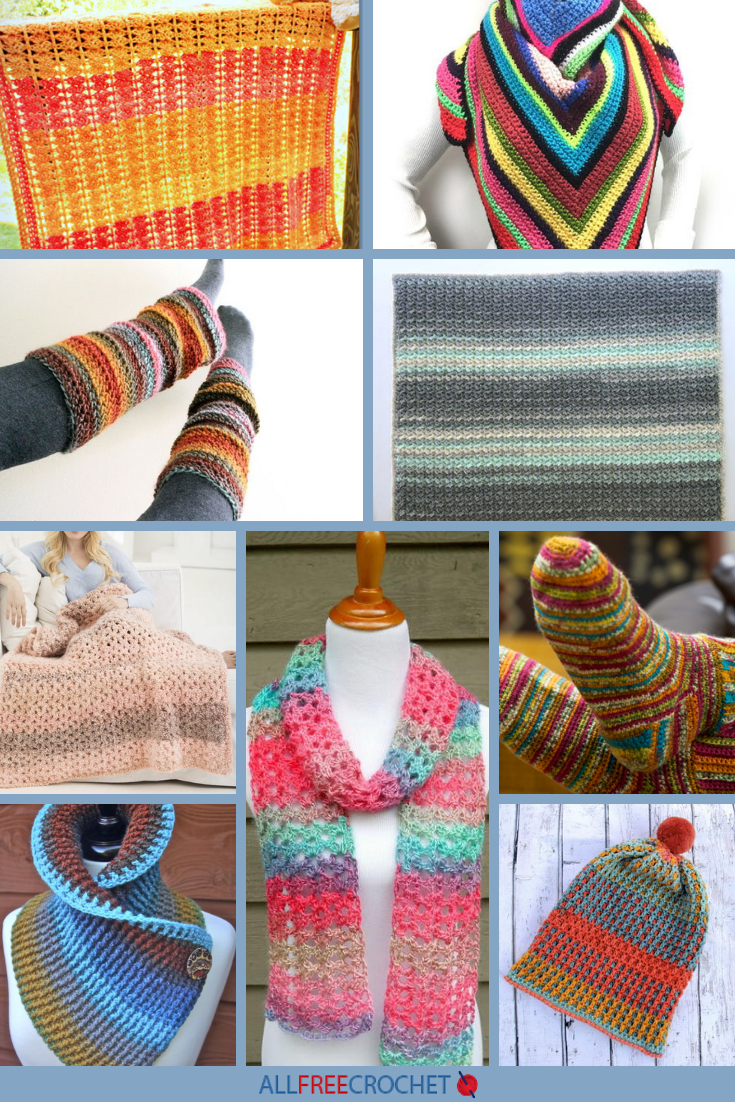 Colorful Crochet 20+ SelfStriping Yarn Patterns