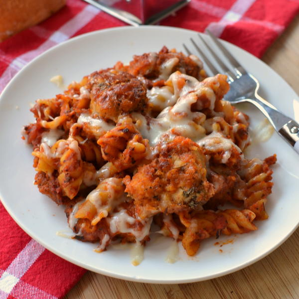 Chicken Parmesan Casserole with Provel Cheese