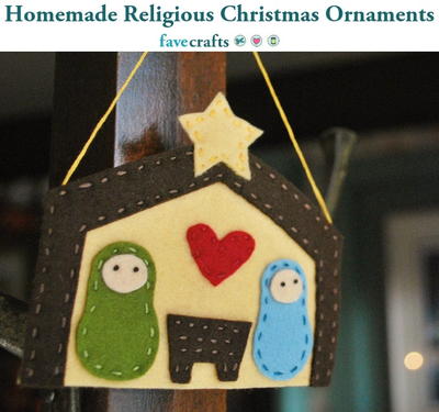 18 Homemade Religious Christmas Ornaments