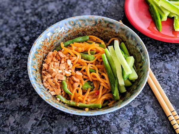 Takeout Style Sesame Noodles
