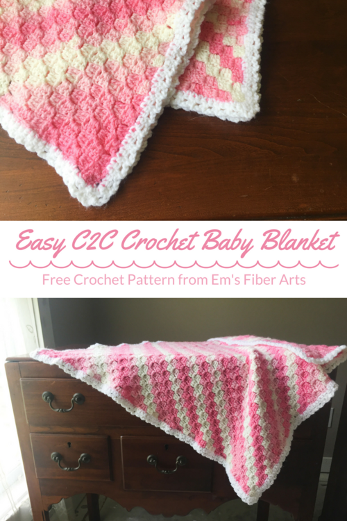 Easy Corner To Crochet Baby Blanket Allfreecrochet Com