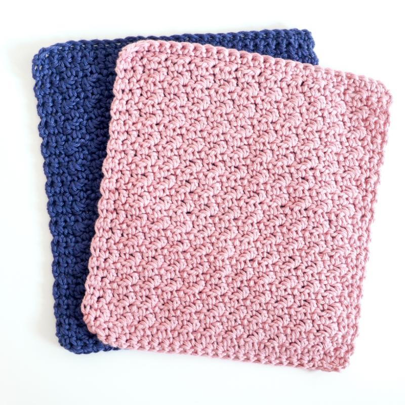 Washcloth Set Crochet Pattern | AllFreeCrochet.com