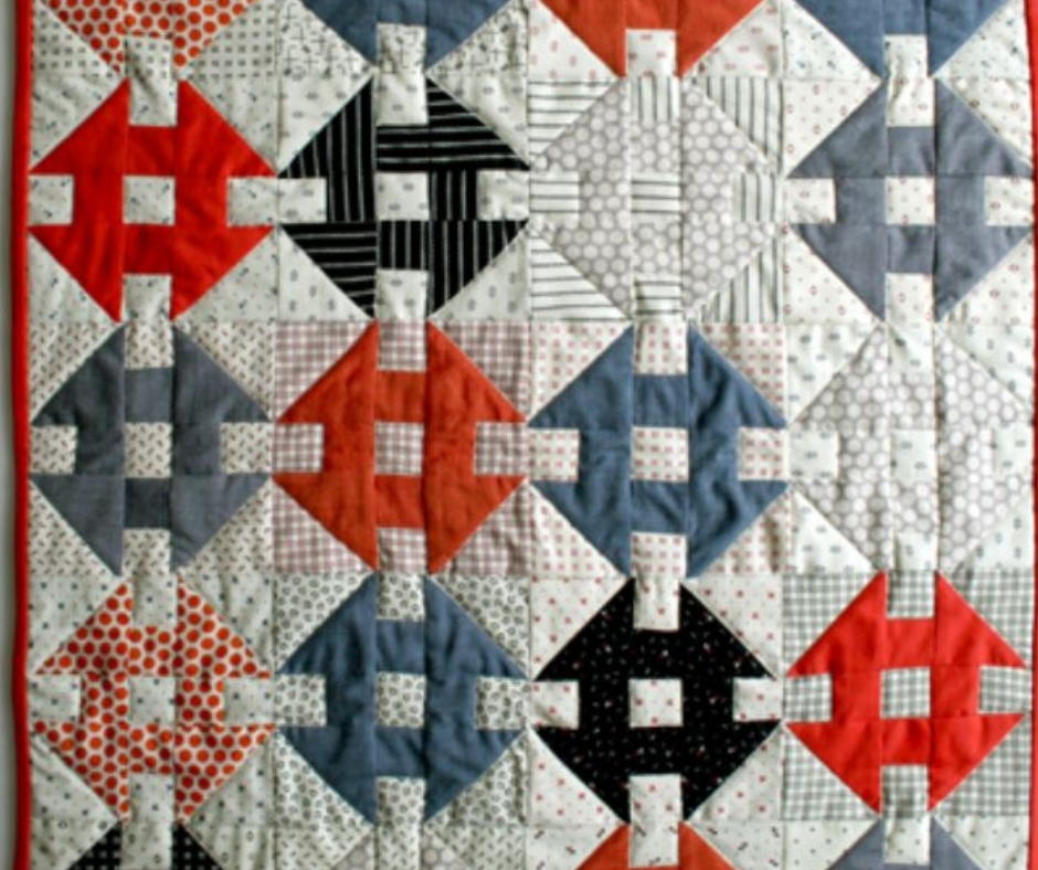 6 Free Churn Dash Quilt Patterns | FaveQuilts.com