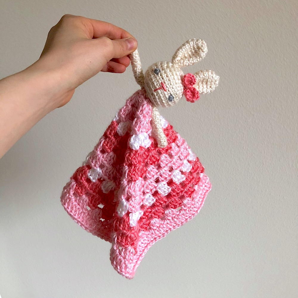 Baby security blanket online crochet pattern