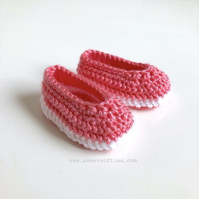 Baby's Soft Crochet Slippers Shoes