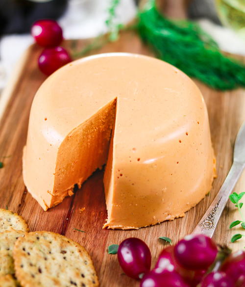 Smoky Vegan Cheddar Cheese