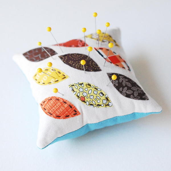 Autumn Leaves Pincushion Tutorial