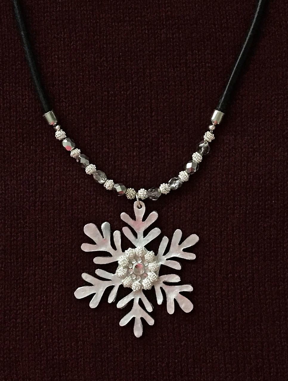 snowflake necklace