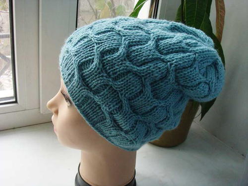 Wicker Mint Slouchy Hat