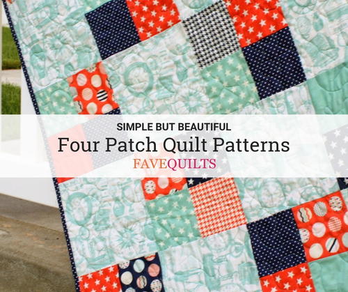 Four Patch Rag Quilt Pattern 11 Four Patch Quilt Patterns | FaveQuilts.com