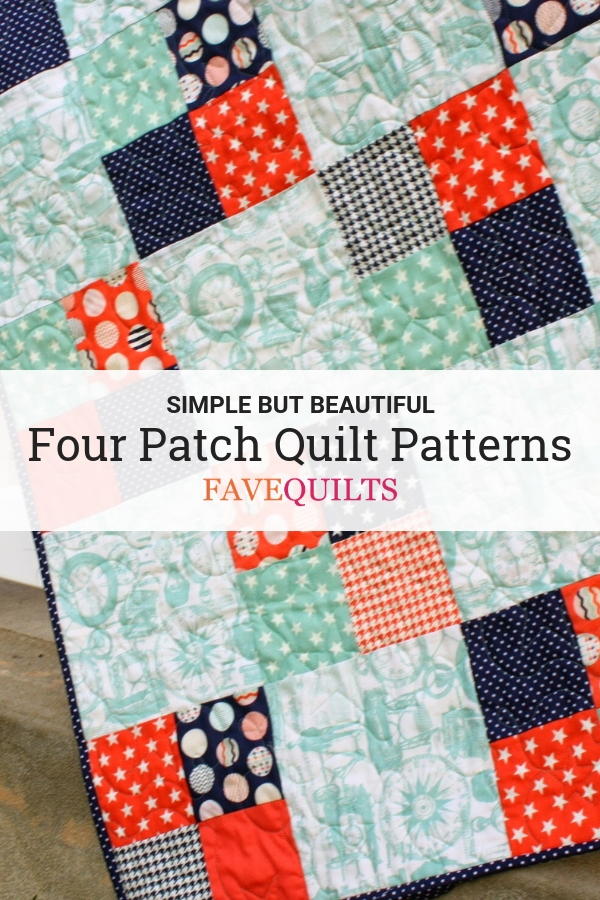 Four Patch Rag Quilt Pattern 11 Four Patch Quilt Patterns | FaveQuilts.com