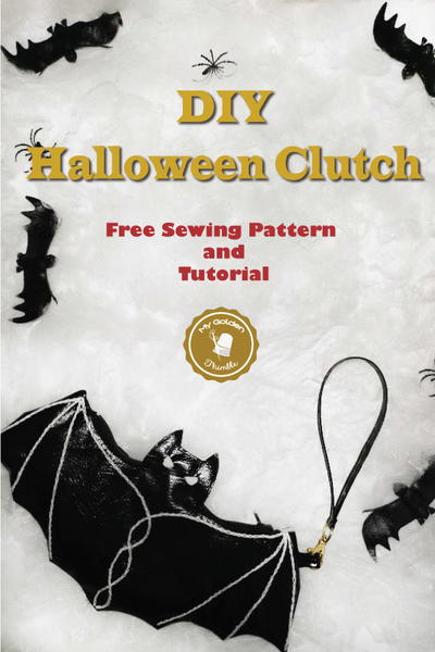 Cute Bat Clutch Sewing Pattern