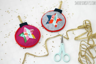 Scrappy Patchwork Ornament 