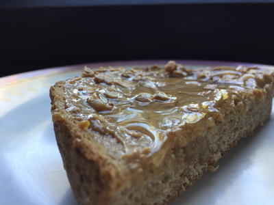 Peanut Butter and Honey on Wholemeal Bread