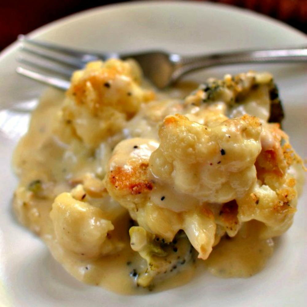 Broccoli and Cauliflower Bake | FaveSouthernRecipes.com