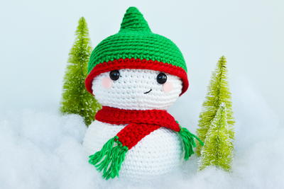 Sid The Snowman Amigurumi Crochet Pattern
