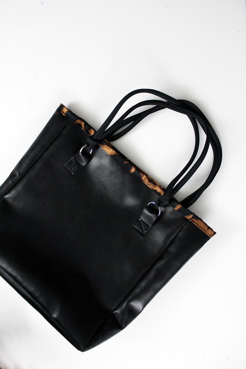 How to Make A Faux Leather Bag | AllFreeSewing.com