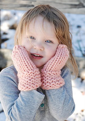 Tipped Design Knitted Gloves For Babies Unisex Comfortable Toddlers Winter Wears 