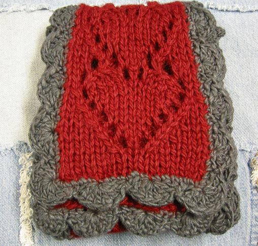 Hearts Scarf Pattern