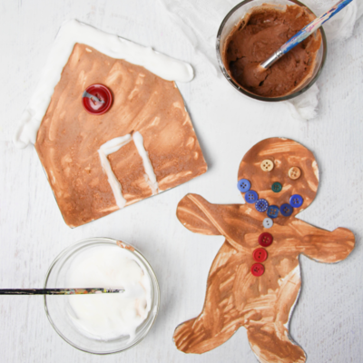 Gingerbread Puffy Paint