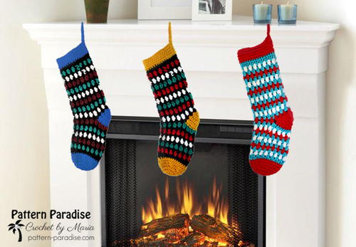 Diamonds and Gems Christmas Stocking