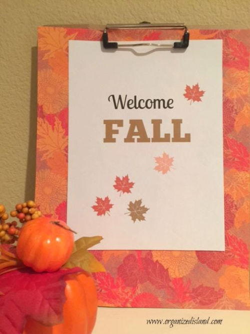 DIY Bedroom Decor and Fall Art