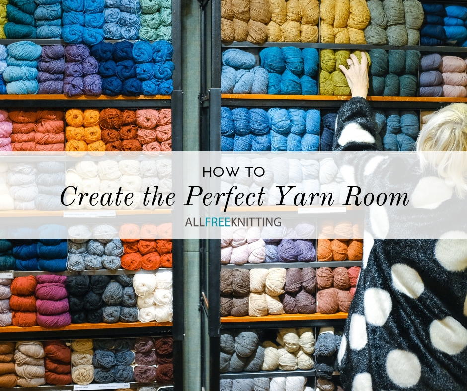 Creative Yarn Storage Solutions for Busy Knitters  Yarn storage solutions,  Knitting room, Sewing rooms