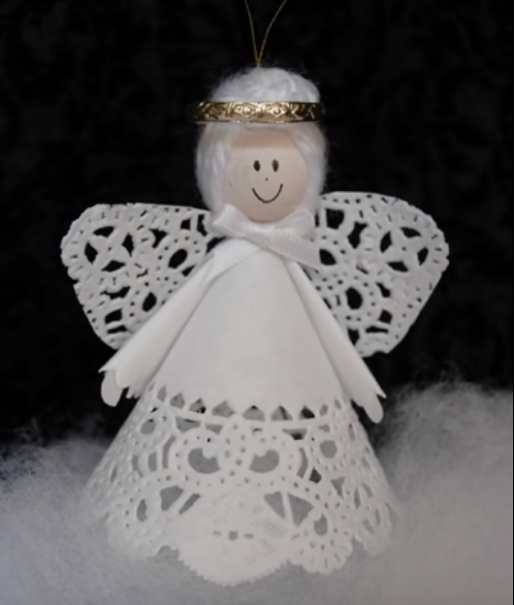 How to Make a Paper Doily Angel