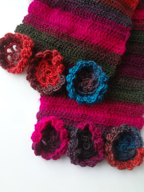 Flower Edged Scarf