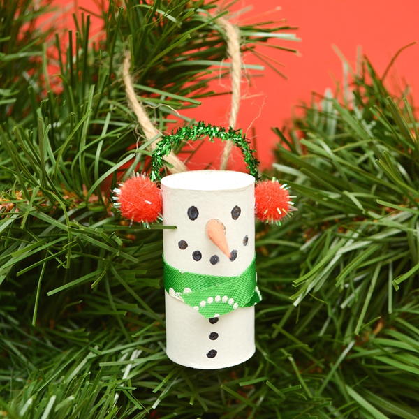 Snowman Wine Cork Ornaments