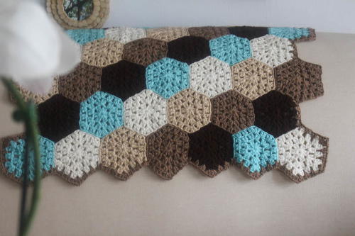 Hexagon Honeycomb Stroller Blanket
