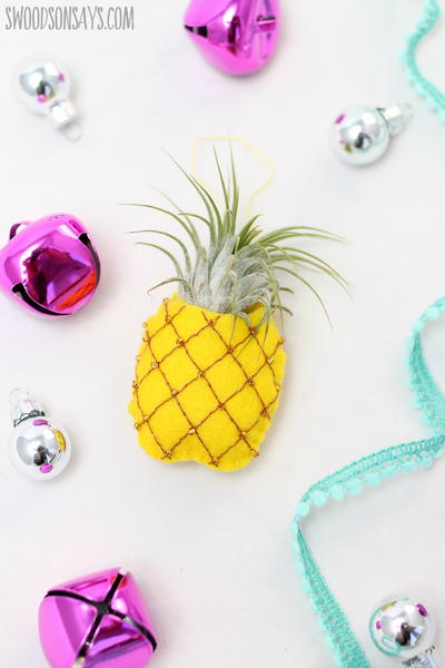 Pineapple Ornament Tutorial