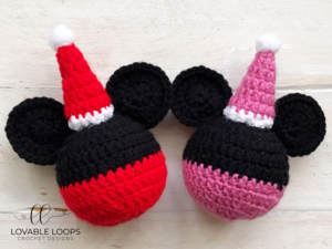 Mickey & Minnie Mouse Ornaments