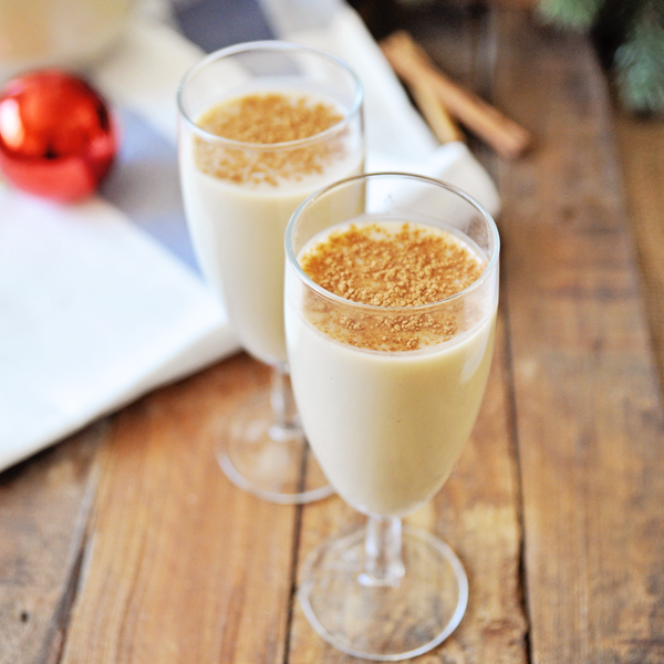 Homemade Eggnog with Spanish Brandy