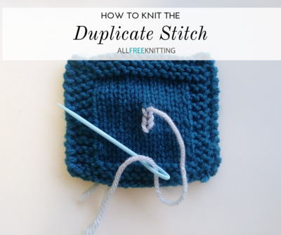 How to Do the Duplicate Stitch