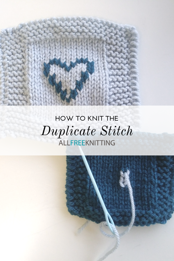 Learn How to Do Duplicate Stitch Embroidery on Knits 