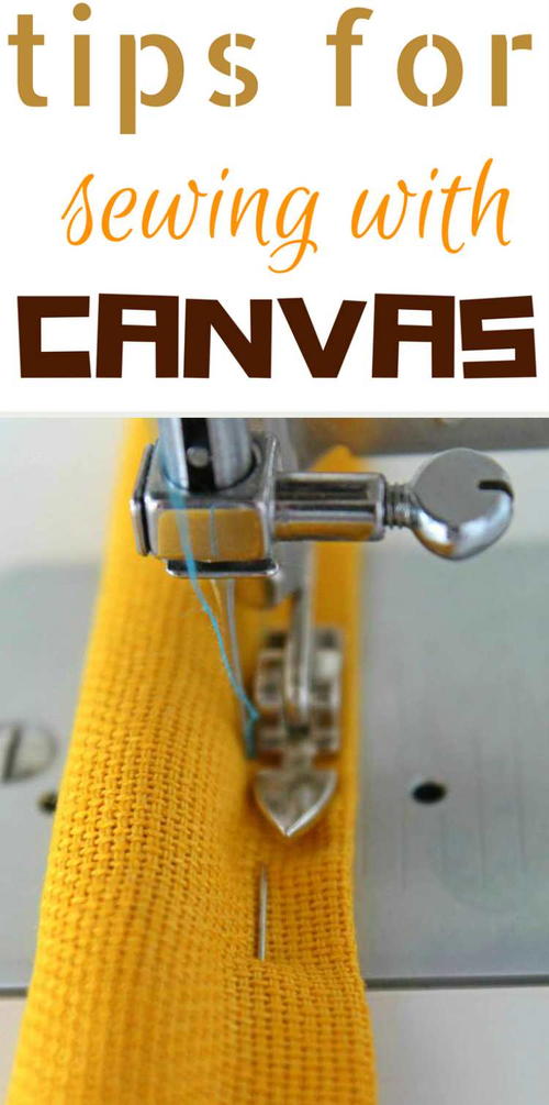 How to Sew with Canvas Fabric