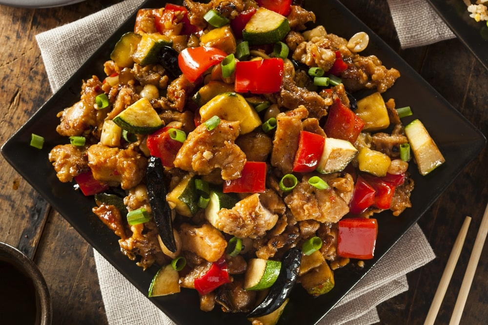 Authentic Kung Pao Chicken Recipe | AllFreeCopycatRecipes.com