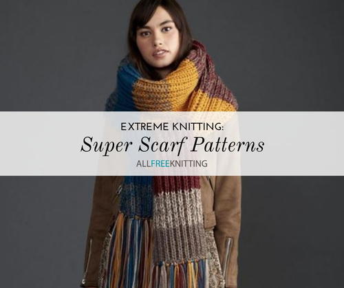 12 Knit Super Scarf Patterns